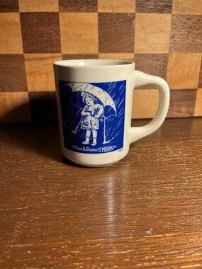 Morten’s Salt Advertising Picture and Year 1914 Mug
